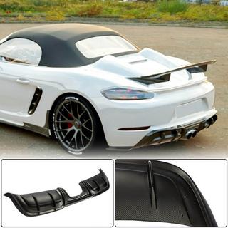Takapuskurin diffuusori V3 (2016-2019, Hiilikuitu) Porsche Boxster/Cayman 982 (718) 2016– kuva 1