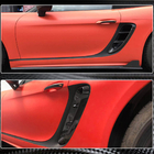 Porsche Boxster/Cayman 982 (718) 2016– Hiilikuituiset suojalistat etulokasuojiin kuva 5