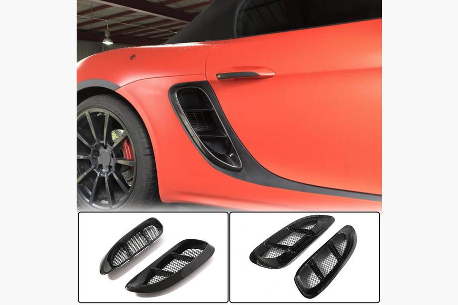 Porsche Boxster/Cayman 982 (718) 2016– Hiilikuituiset suojalistat etulokasuojiin Image