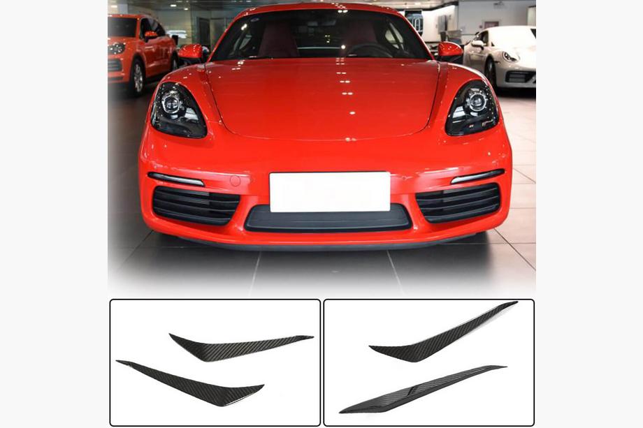 Porsche Boxster/Cayman 982 (718) 2016– Etupuskurin lipat (hiilikuitu) Image