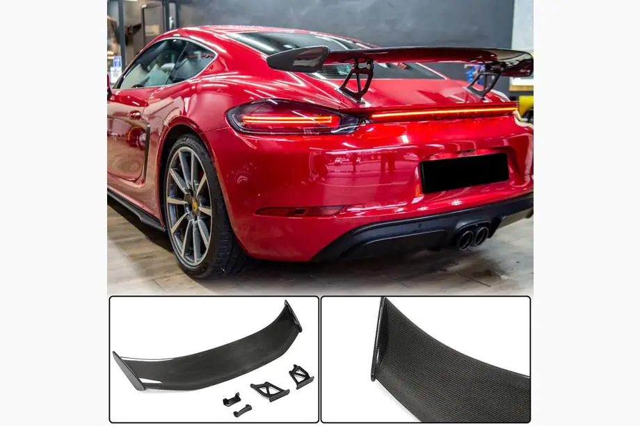 Porsche Boxster/Cayman 982 (718) 2016– Takaspoileri (GT4 Coupe, hiilikuitu) Image
