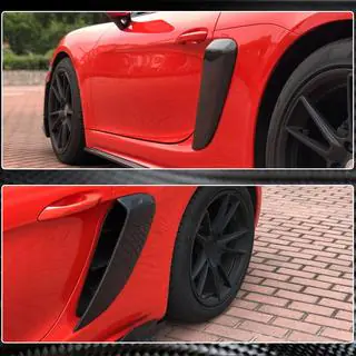 Taka-lokasuojan levikkeet (2016-2019, hiilikuitu) Porsche Boxster/Cayman 982 (718) 2016– kuva 4