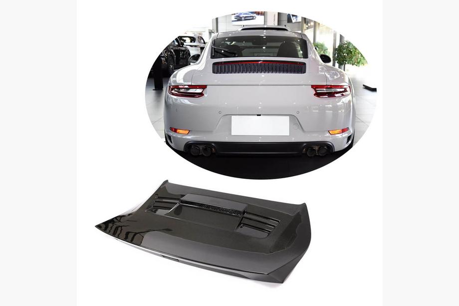 Porsche 911 (991) 2011–2019 Tavaratilan kansi (hiilikuitu) Image