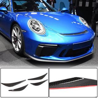 Hiilikuituiset etupuskurin splitterit V1 (GT3 (RS) 2017-2019) Porsche 911 (991) 2011–2019 kuva 1