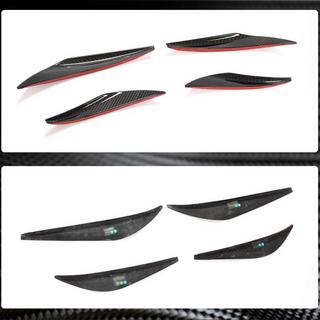 Hiilikuituiset etupuskurin splitterit V1 (GT3 (RS) 2017-2019) Porsche 911 (991) 2011–2019 kuva 3