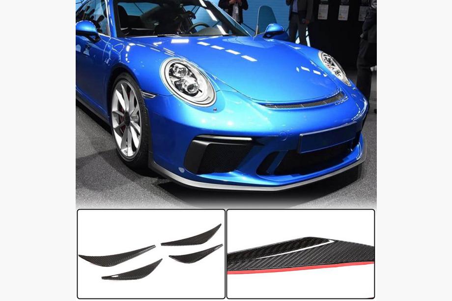 Porsche 911 (991) 2011–2019 Hiilikuituiset etupuskurin splitterit V1 (GT3 (RS) 2017-2019) Image