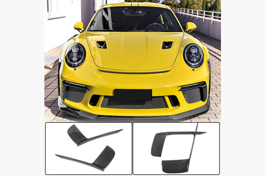 Porsche 911 (991) 2011–2019 Etupuskurin listat V2 (GT3 (RS) 2017-2019, hiilikuitu) Image