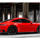 Porsche 911 (992) 2018– Helmalevikkeet V2 (Hiilikuitu) kuva 5