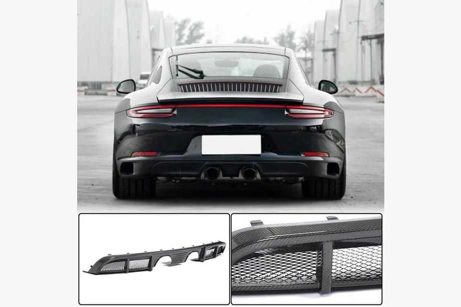 Porsche 911 (991) 2011–2019 Takapuskurin diffuusori (Carrera 4 GTS 2017-2018, hiilikuitu) Image