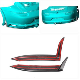 Hiilikuituiset takapuskurin listat (Carrera 4 GTS 2017-2018) Porsche 911 (991) 2011–2019 kuva 2