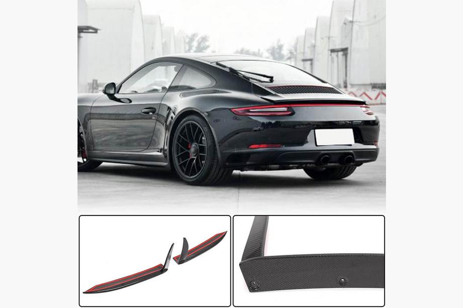 Porsche 911 (991) 2011–2019 Hiilikuituiset takapuskurin listat (Carrera 4 GTS 2017-2018) Image