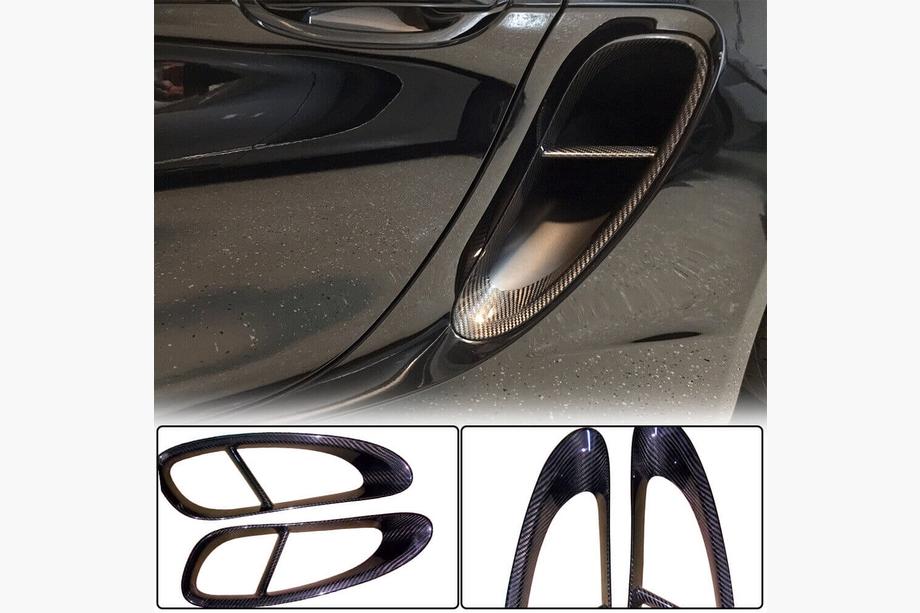 Porsche Boxster/Cayman 981 2013–2016 Hiilikuituiset takalokasuojan suojalistat (Boxster) Image