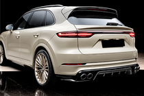 Porsche Cayenne 2018– Takapuskurin diffuusori (2018-2023, Hiilikuitu) kuva 1