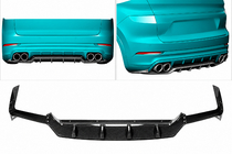 Porsche Cayenne 2018– Takapuskurin diffuusori (2018-2023, Hiilikuitu) kuva 5