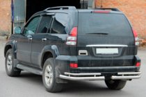 Toyota Land Cruiser Prado 120 2002–2009 Takatuplakulmat AK003-1 (2 kpl, ruostumaton teräs) kuva 1
