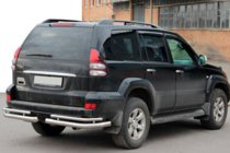 Toyota Land Cruiser Prado 120 2002–2009 Takatuplakulmat AK003-1 (2 kpl, ruostumaton teräs) kuva 3
