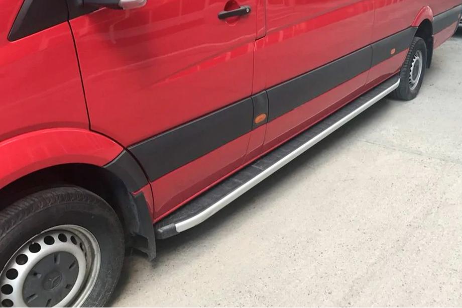 Volkswagen Crafter 2006–2016 Fullmond sivuportaat (2 kpl, alumiini) Image