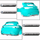 Porsche Macan 2014–2024 Takapuskurin diffuusori V2 (2021+, hiilikuitu) kuva 3