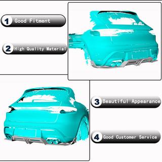 Takapuskurin diffuusori V2 (2021+, hiilikuitu) Porsche Macan 2014–2024 kuva 3