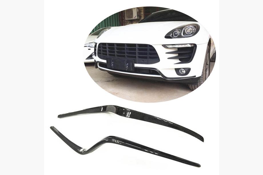 Porsche Macan 2014–2024 Etupuskurin flapsit Flap (2014-2018, hiilikuitu) Image
