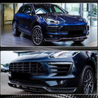 Porsche Macan 2014–2024 Etupuskurin lip-spoileri Lip V2 (2014-2018, Hiilikuitu) kuva 4