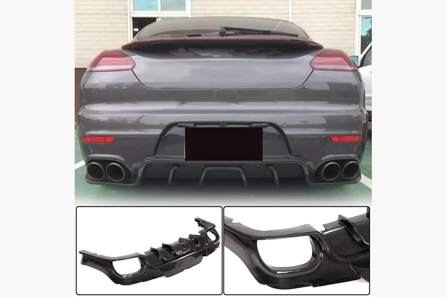Porsche Panamera 2009–2016 Takapuskurin diffuusori (2013-2016, hiilikuitu) Image