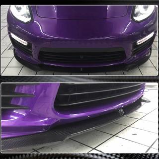 Hiilikuitu etupuskurin lipa Lip V1 (Turbo/Turbo S/GTS) Porsche Panamera 2009–2016 kuva 4