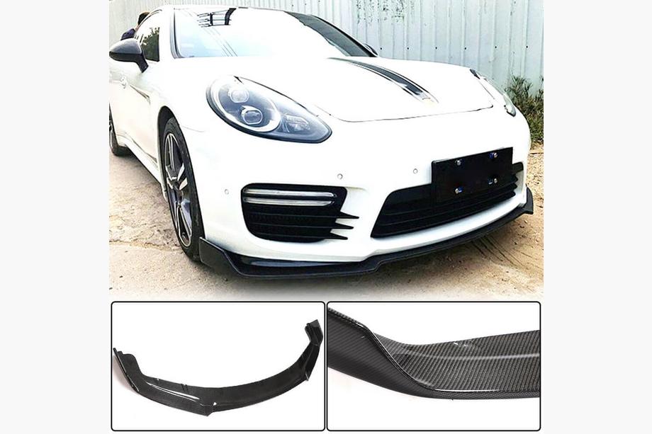 Porsche Panamera 2009–2016 Etupuskurin lipa Lip V2 (Turbo/Turbo S/GTS) Image