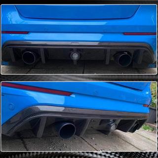 Takapuskurin diffuusori (RS 2015-2017, hiilikuitu) Ford Focus III 2011–2017 kuva 3