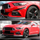 Ford Mustang 2015–2023 Etupuskurin lipat (2015-2017, hiilikuitu) kuva 3