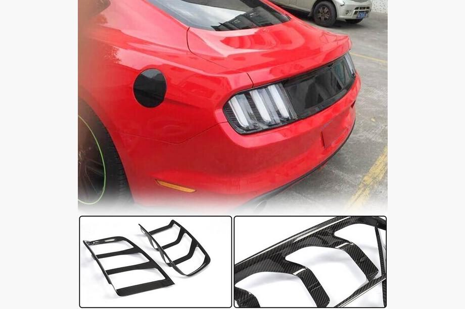 Ford Mustang 2015–2023 Takavalojen peitepaneelit (2015-2017, hiilikuitu) Image