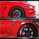 Ford Mustang 2015–2023 Etulokasuojien listat (2018-2023, hiilikuitu) kuva 2