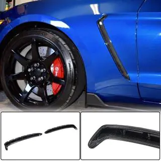 Etulokasuojien listat (2018-2023, hiilikuitu) Ford Mustang 2015–2023 kuva 1