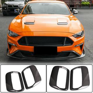 Konepellin listat (2018-2023, hiilikuitu) Ford Mustang 2015–2023 kuva 1