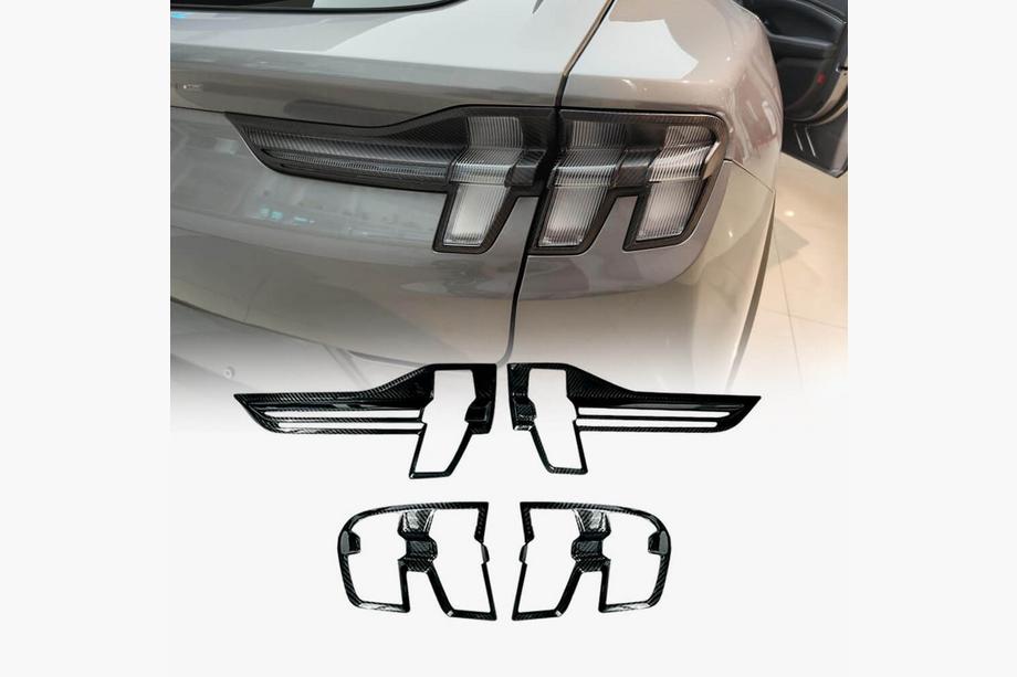 Ford Mustang E-mach 2020– Hiilikuituiset takavalojen suojat Image