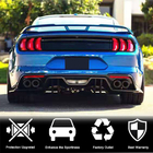 Ford Mustang 2015–2023 Takapuskurin diffuusori V1 (2015-2017, hiilikuitu) kuva 2