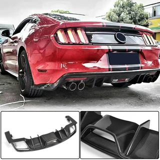 Takapuskurin diffuusori V1 (2015-2017, hiilikuitu) Ford Mustang 2015–2023 kuva 1