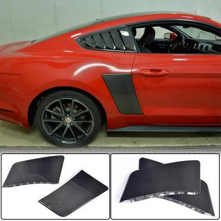 Takalokasuojan listat (2015-2017, hiilikuitu) Ford Mustang 2015–2023 kuva 1