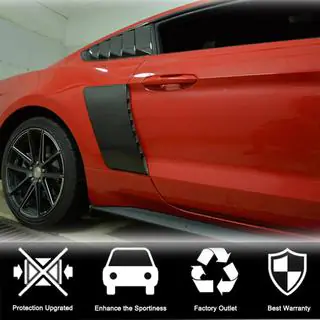 Takalokasuojan listat (2015-2017, hiilikuitu) Ford Mustang 2015–2023 kuva 3
