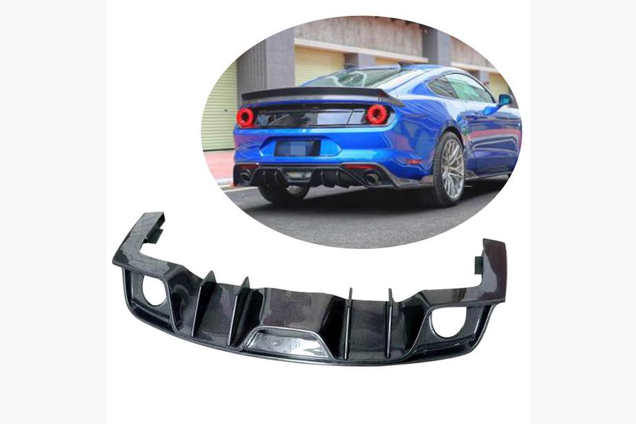 Ford Mustang 2015–2023 Takapuskurin diffuusori V1 (2018-2021, Hiilikuitu) Image