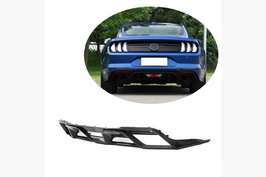 Ford Mustang 2015–2023 Takapuskurin diffuusori V2 (2018-2021, Hiilikuitu) Image