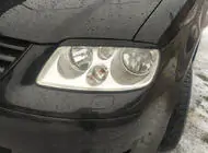 Volkswagen Caddy 2004–2010 Ajovaloluomet (mustat) Mattamusta kuva 1