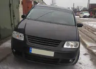 Volkswagen Caddy 2004–2010 Ajovaloluomet (mustat) Mattamusta kuva 4