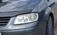 Volkswagen Caddy 2004–2010 Ajovaloluomet (mustat) Mattamusta kuva 12
