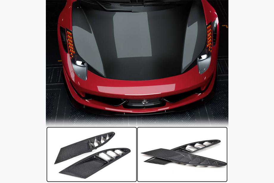 Ferrari 458 Italia 2009–2015 Etupuskurin lisäosat V1 (2011-2013, hiilikuitu) Image