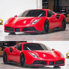 Ferrari 488 GTB 2015–2019 Etupuskurin flap-lipat (2015-2019, hiilikuitu) kuva 2