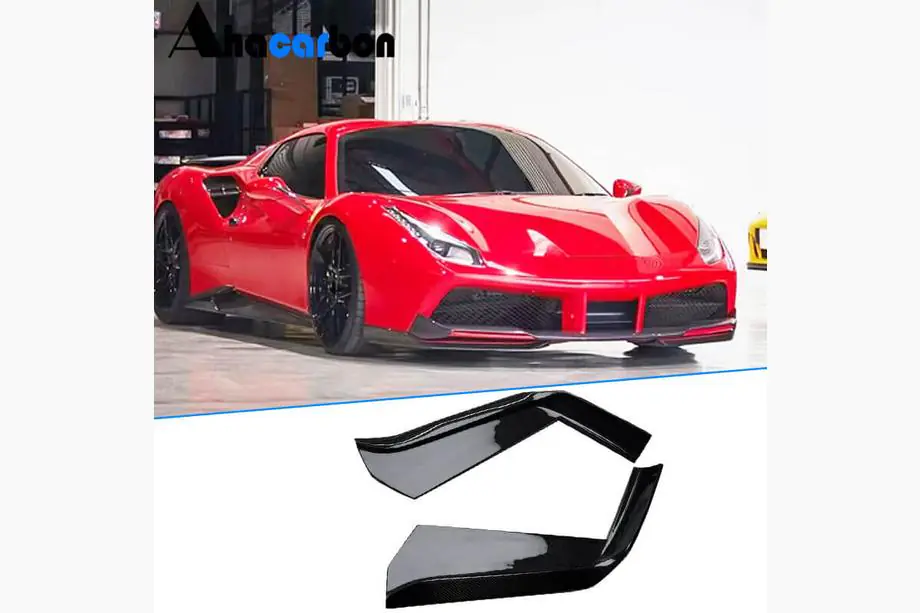 Ferrari 488 GTB 2015–2019 Etupuskurin flap-lipat (2015-2019, hiilikuitu) Image