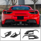 Ferrari 488 GTB 2015–2019 Takavalojen peitepaneelit (2015-2017, hiilikuitu) kuva 1