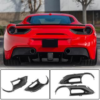 Takavalojen peitepaneelit (2015-2017, hiilikuitu) Ferrari 488 GTB 2015–2019 kuva 1
