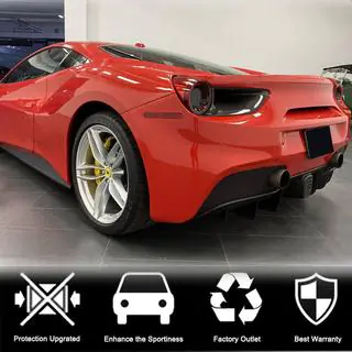 Takavalojen peitepaneelit (2015-2017, hiilikuitu) Ferrari 488 GTB 2015–2019 kuva 2